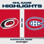 NHL Highlights | Hurricanes vs. Canadiens - March 24, 2026