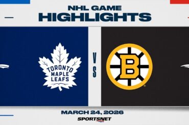 NHL Highlights | Maple Leafs vs. Bruins - March 24, 2026