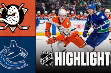 Ducks vs. Canucks | NHL Highlights | March 24, 2026