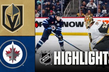 Golden Knights vs. Jets | NHL Highlights | March 24, 2026