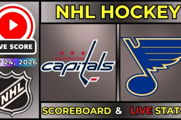 🔴 Washington Capitals vs St. Louis Blues LIVE | 2026 NHL Hockey | 3/24/26 | SCOREBOARD