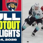 Seattle Kraken at Florida Panthers | FULL Shootout Highlights - March 24, 2026