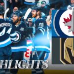 Winnipeg Jets vs. Vegas Golden Knights - Game Highlights