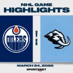 NHL Highlights | Oilers vs. Mammoth - March 24, 2026