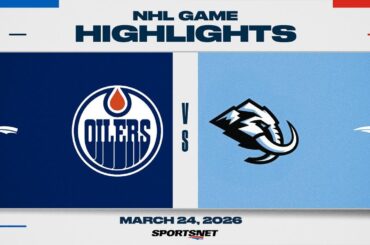 NHL Highlights | Oilers vs. Mammoth - March 24, 2026