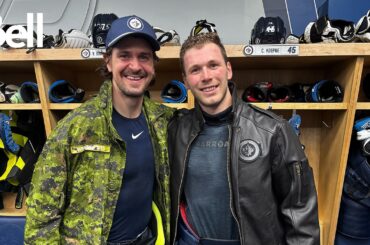 Mark Scheifele with the Gordie Howe Hat Trick!
