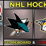 🔴 San Jose Sharks vs Nashville Predators LIVE | 2026 NHL Hockey | 3/24/26 | SCOREBOARD