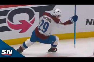 Nathan MacKinnon Sprints Out For A One-Man Breakaway Goal