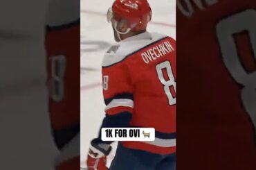 1000 Regular Season + Playoff Goals for Alex Ovechkin 👏