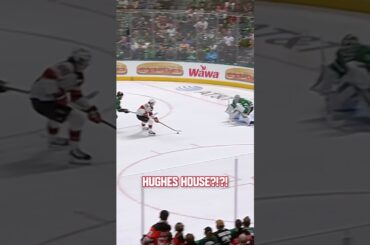 Double the Hughes, double the trouble. #shorts #njdevils #devilsvsstars #hockey #nhl #jackhughes