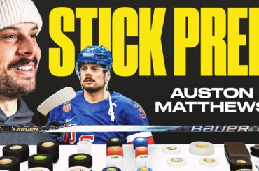 Auston Matthews Reveals the Secrets of his Unique Hockey Stick