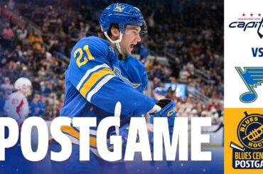 Joel Hofer & St Louis Blues Shut DOWN Capitals, 3-0