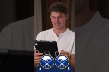 Lukas Reichel Challenge: Erkennt er die NHL-Logos? #nhl #hockey