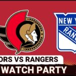 LIVE: Ottawa Senators vs New York Rangers - NHL Watch Party - March 23, 2026