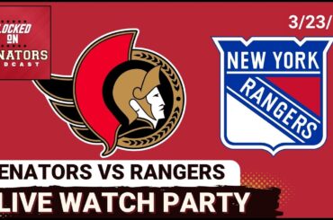 LIVE: Ottawa Senators vs New York Rangers - NHL Watch Party - March 23, 2026