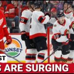 POST CAST: CARTER YAKEMCHUK SHINES IN NHL DEBUT; OTTAWA SENATORS HANG ON TO BEAT DETROIT RED WINGS