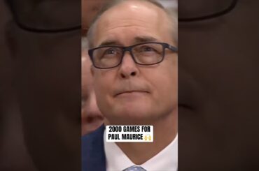 Paul Maurice Coaches His 2000th Game 🫡