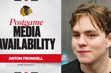 "It still feels like a dream." | Anton Frondell Postgame 3.24.26