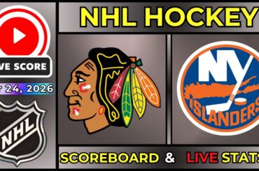 🔴 Chicago Blackhawks vs New York Islanders LIVE | 2026 NHL Hockey | 3/24/26 | SCOREBOARD