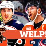 Couturier’s goal, Flyers late rally NOT ENOUGH in huge letdown vs Blue Jackets | PHLY Flyers Podcast