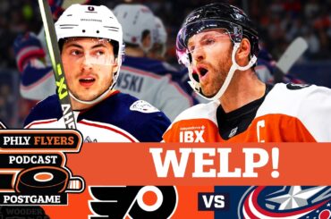 Couturier’s goal, Flyers late rally NOT ENOUGH in huge letdown vs Blue Jackets | PHLY Flyers Podcast