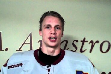 Denver vs. Princeton: Juho Olkinuora's Post-Game Interview