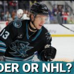 BARRACUDA BOOST: San Jose Sharks’ Top Prospects SET for AHL Playoff Impact or NHL Auditions?
