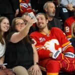 We mic'd up Lomberg on Flames team photo day at the 'Dome