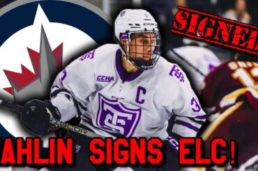Winnipeg Jets Sign Lucas Wahlin to 1 Year ELC!! Jets Fan Reaction!!