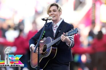 Brandi Carlile Sings America the Beautiful at Super Bowl LX