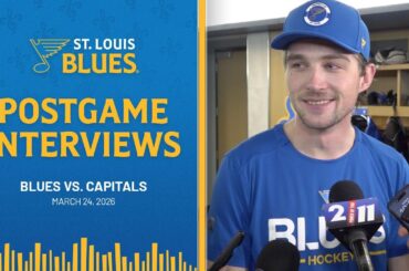 March 24: Postgame Interviews
