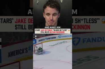 “Scared Sh*tless”' Jake Oettinger STILL Owns Nathan MacKinnon 🤯