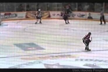 Tyler Bertuzzi Hit on C.J. Garcia - Game Misconduct (11/1/14)