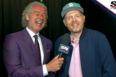 Bill Burr Joins Edmonton Oilers Broadcast with Gene Principe