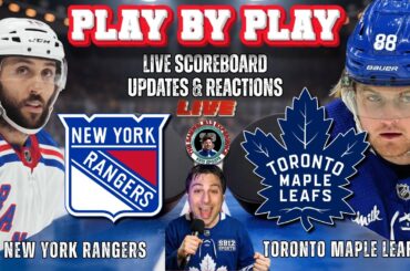 🏒 LIVE: Toronto Maple Leafs vs New York Rangers NHL Play by Play & Reactions!