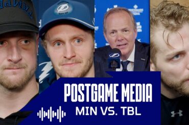 Postgame Media vs MIN | Cooper, Cernak, Raddysh, Guentzel