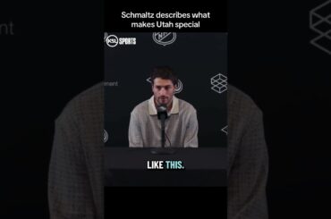 Nick Schmaltz describes what makes Utah a special place to play