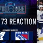 Toronto Maple Leafs vs New York Rangers Postgame Show | Game 73 | TLN After Dark