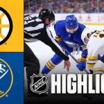 Bruins vs. Sabres | NHL Highlights | March 25, 2026