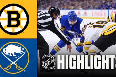 Bruins vs. Sabres | NHL Highlights | March 25, 2026