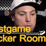 Nikita Zadorov, Charlie McAvoy & Elias Lindholm speak to media after the Bruins 4-2 loss to Toronto.