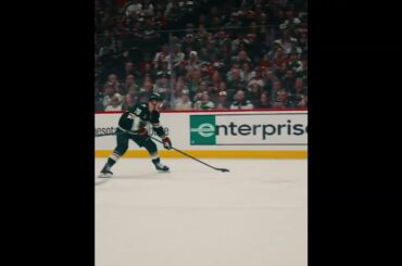 Nico Sturm set up by @mnwild rookie Hunter Haight