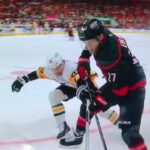 Hurricanes LW #27 Nikolaj Ehlers injury play. 👀😫