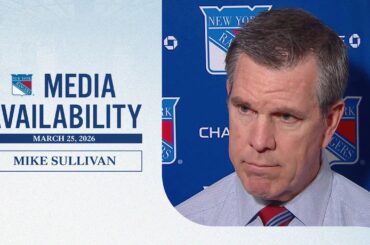 NYR at TOR: Mike Sullivan Postgame Media Availability | March 25, 2026