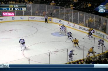 Alex Pietrangelo slapshot goal 6-1 St. Louis Blues vs Nashville Predators 10/26/13 NHL Hockey
