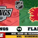 🔴LIVE : Los Angeles Kings Vs Calgary Flames | NHL 2026 | NHL Live SCOREBOARD