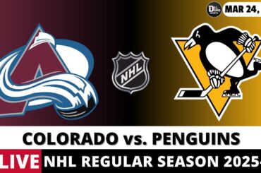 COLORADO AVALANCHE VS PITTSBURGH PENGUINS 🏒 NHL Game Score Radio Play-by-Play
