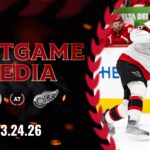 LIVE: Postgame Media OTT 3 DET 2