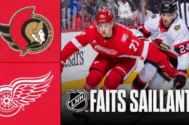 Sénateurs vs Red Wings 24/03/26 | Faits saillants