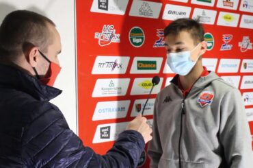 13. 1. 2021: Daniel Häring po utkání s SK Trhači Kadaň - HC RT TORAX Poruba 2011 (1:7)